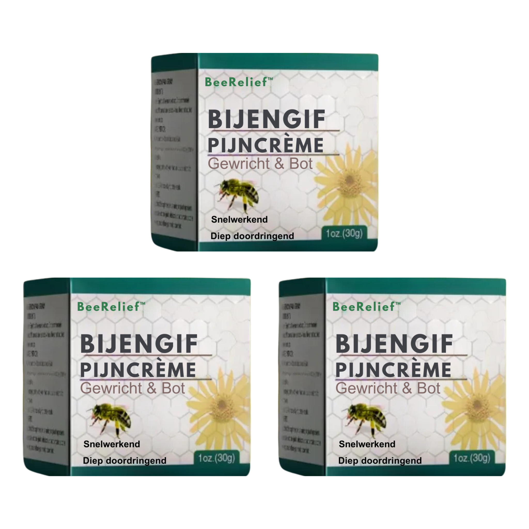 BeeRelief™ Bijengif pijncrème 